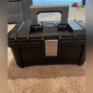 Husky Black and Gray Tackle / Tool Box